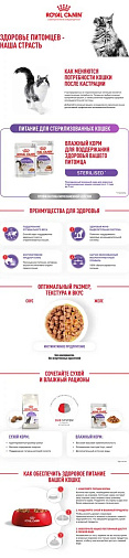 Royal Canin Sterilised Корм консервированный для стерилизованных взрослых кошек, соус