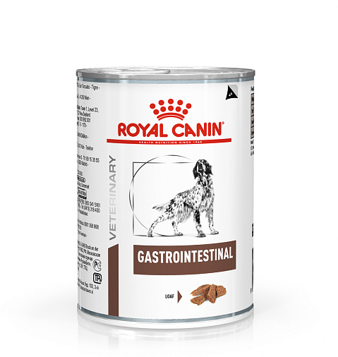 Royal Canin Gastrointestinal (паштет) Корм консервированный полнорационный диетический для собак, рекомендуемый при расстройствах пищеварения