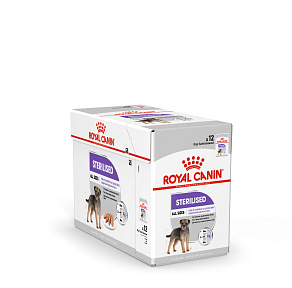 Royal Canin Sterilised Canin Adult (в паштете) Корм консервированный полнорационный для взрослых стерилизованных собак в возрасте 10 месяцев и старше, склонных к набору веса