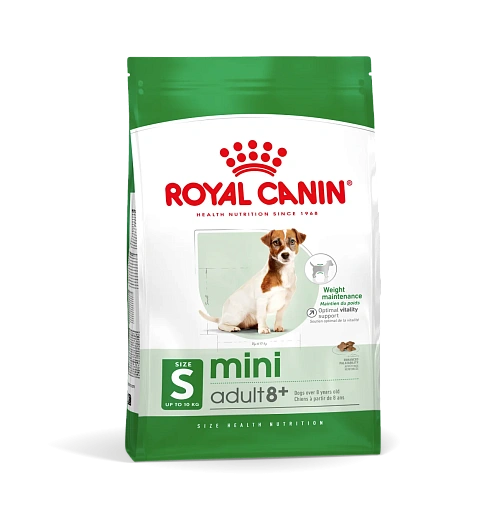 Royal Canin Mini Adult 8+ для взрослых собак мелких размеров (до 10 кг) старше 8 лет