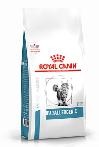 Royal Canin Anallergenic Корм сухой полнорационный диетический для взрослых кошек -  корм для кошек, применяемый при пищевой аллергии или пищевой непереносимости некоторых ингредиентов