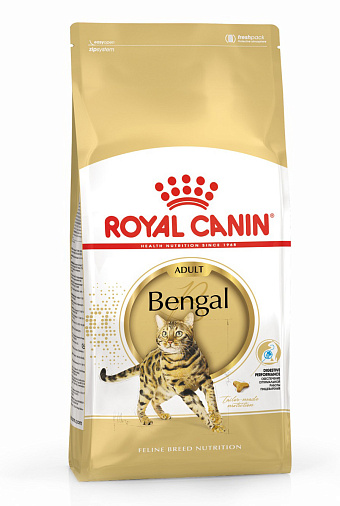 Royal Canin BENGAL ADULT Корм сухой полнорационный сбалансированный для кошек – Специально для взрослых бенгальских кошек старше 12 месяцев