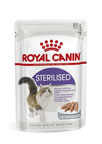 Royal Canin Sterilised (в паштете) Корм консервированный полнорационный для стерилизованных взрослых кошек