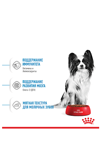 Royal Canin X-Small Puppy Canine (в соусе) Корм консервированный полнорационный для щенков собак миниатюрных размеров в возрасте от 2 до 10 месяцев