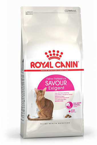 Royal Canin Savour Exigent Корм сухой сбалансированный для привередливых взрослых кошек от 1 года