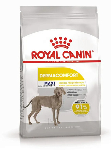 Royal Canin Maxi Dermacomfort Корм сухой для взрослых собак крупных размеров при раздражениях и зуде кожи
