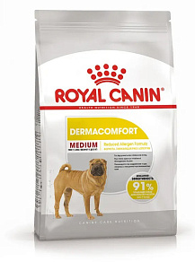 Royal Canin Medium Dermacomfort Корм сухой для взрослых собак средних размеров при раздражениях и зуде кожи