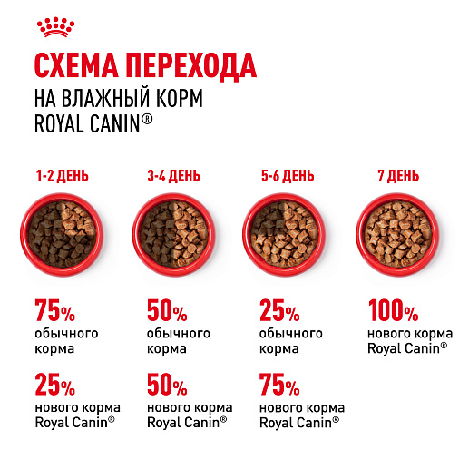 Royal Canin Корм для кошек с инстинктивным предпочтением в возрасте старше 7 лет (Instinctive 7+), мелкие кусочки в соусе