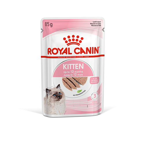 Royal Canin Kitten (в паштете) Корм консервированный полнорационный для кошек - Специально для котят в период второй фазы роста в возрасте до 12 месяцев