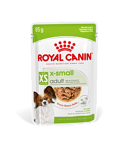 Royal Canin X-Small Adult Canine (в соусе) Корм консервированный полнорационный для взрослых собак миниатюрных размеров (весом до 4 кг) в возрасте от 10 месяцев до 8 лет