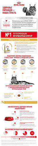 Royal Canin URINARY S/O MODERATE CALORIE (УРИНАРИ С/О МОДЕРЕЙТ КЭЛОРИ) Корм сухой для взрослых кошек, склонных к набору веса, при мочекаменной болезни