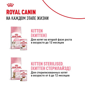 Royal Canin Mother&Babycat Корм сухой для котят в период первой фазы роста и отъема, беременных и кормящих кошек