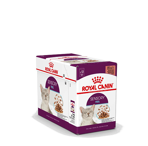 Royal Canin Sensory ощущения Полнорационный влажный корм для взрослых котов, стимулирующий вкусовые рецепторы для распознавания уникальных текстур (в желе)