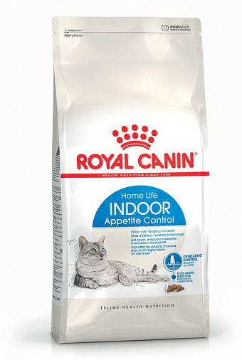 Royal Canin Indoor Appetite Control Корм сухой сбалансированный для взрослых кошек, живущих в помещении