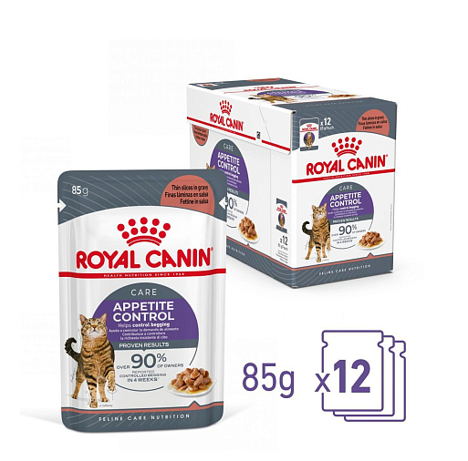 Royal Canin Appetite Control Care (в соусе) Корм консервированный полнорационный сбалансированный для взрослых кошек