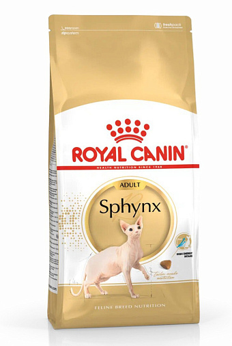 Royal Canin Sphynx Adult Корм сухой сбалансированный для взрослых кошек породы Сфинкс от 12 месяцев