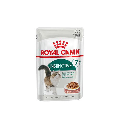 Royal Canin INSTINCTIVE 7+ Корм консервированный полнорационный для кошек в возрасте старше 7 лет (мелкие кусочки в соусе)