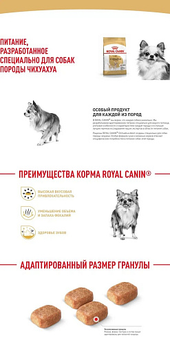 Royal Canin Chihuahua Adult Корм сухой для взрослых собак породы Чихуахуа от 8 месяцев