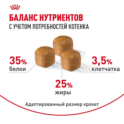 Royal Canin Sphynx Kitten Корм сухой сбалансированный для котят породы Сфинкс до 12 месяцев