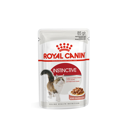 Royal Canin INSTINCTIVE Корм консервированный для взрослых кошек, соус