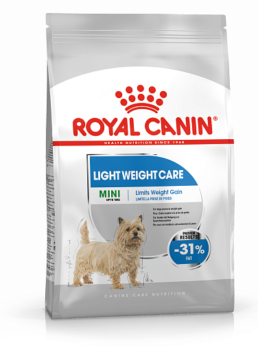 Royal Canin Mini Light Weight Care Корм сухой полнорационный для взрослых и стареющих собак мелких размеров (весом от 1 до 10 кг) в возрасте 10 месяцев и старше, склонных к набору веса