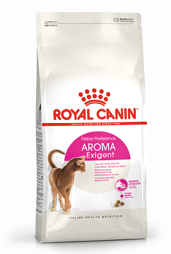 Royal Canin Aroma Exigent Корм сухой полнорационный сбалансированный для привередливых взрослых кошек в возрасте старше 1 года